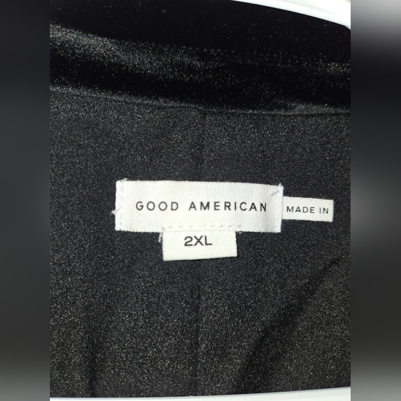 NWT Good American Executive Velvet Blazer Dress - Picture 8 of 9